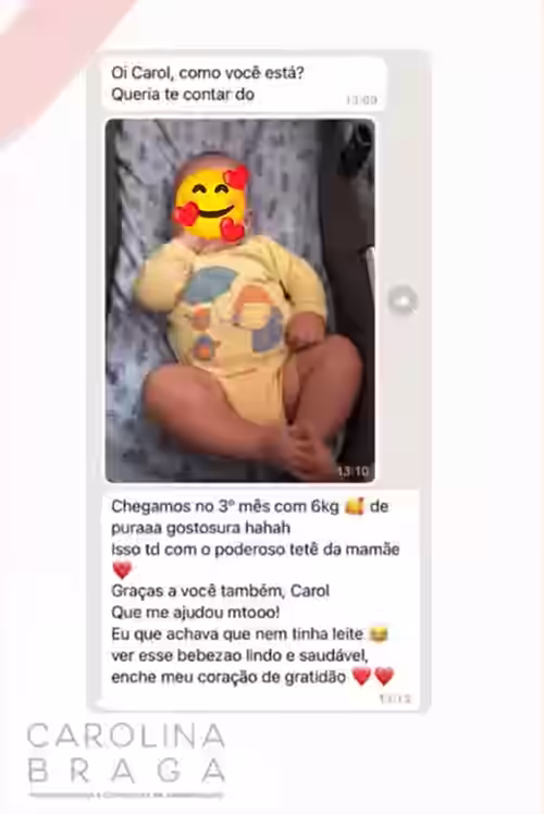 Depoimento de mãe atendida pela Carol Braga 4