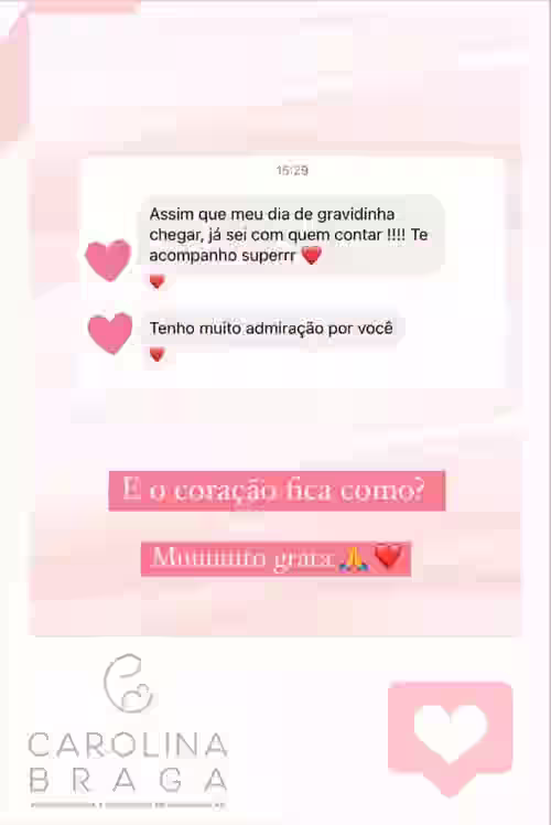 Depoimento real de mãe atendida por Carol Braga , 7